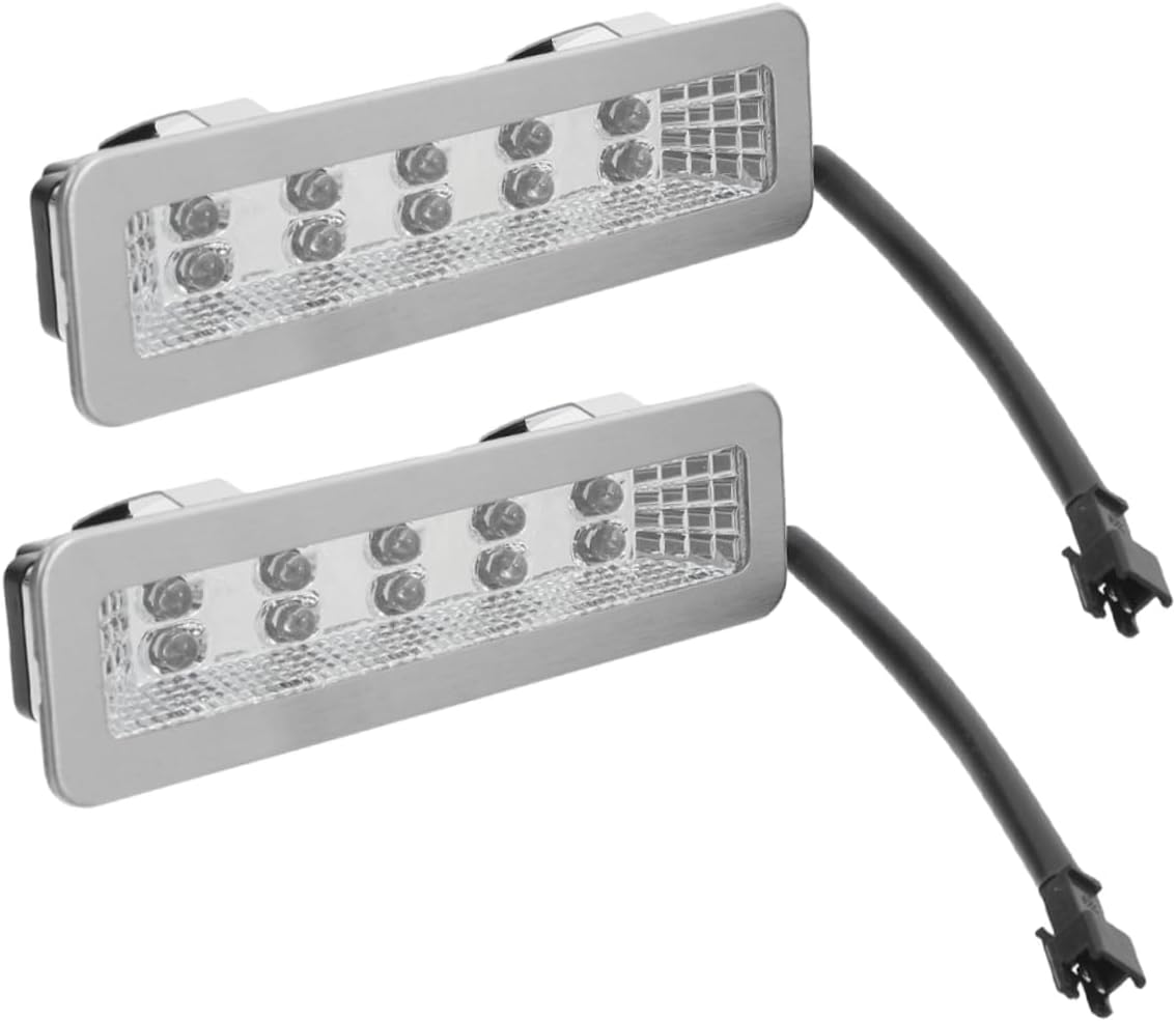 2pcs LED Range Hood Light Bulbs Replacement Compatible Kitchen Vent Hood Energy Efficient Bright for Home Use