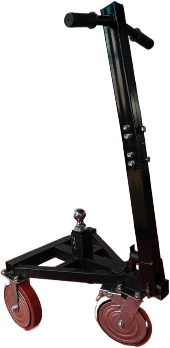 Trailer Dolly 3500 Lb Mover with 2 in and 2-5/16 in Ball Angle Adjustable Compatible with RV Boat Motorcycle Ski