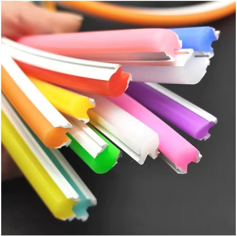 6mm Silicone Neon Strip Tube - Soft Bendable Light Channel, 3 Meters,1pcs | Golden