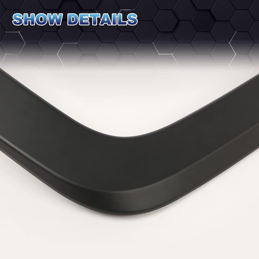 PIT66 Fender Flares Compatible with Chevy Silverado 1500 2014-2018 | Fit Silverado 2500HD 3500HD 2015-2019 (Only fit models with fleetside bed.Not for dually models) Textured Factory Style 4Pcs