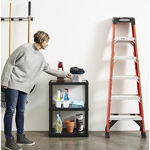 gracious living 33 inch heavy duty 3-shelf light shown in use