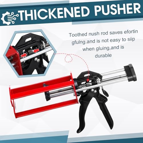 relaxweex 1 pcs epoxy gun dual component caulking, close-up detail