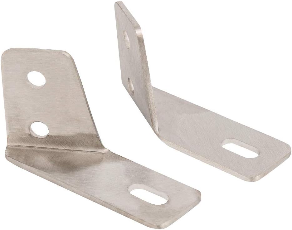 Stainless Steel Right/Left Side Broken Fender Saddlebag Rail Support Brackets Strut Fit for Harley Touring Street Glide + Road Glide + Electra Glide + Ultra Glide + Road King (1985-2008)