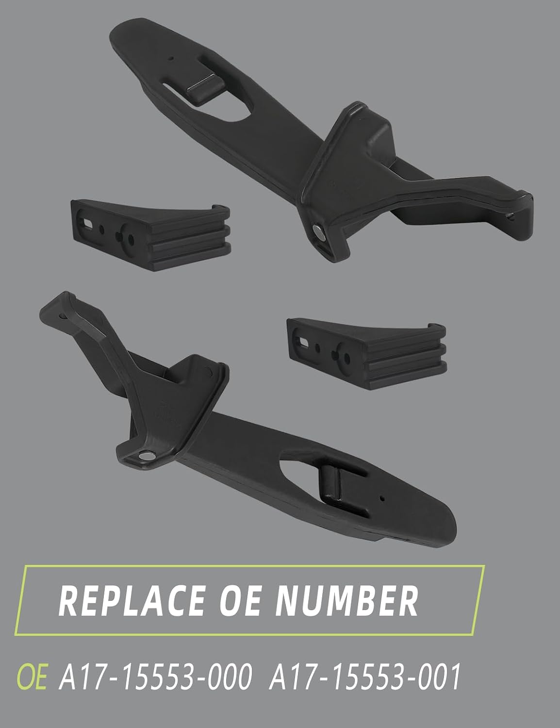 Hood Latch with Catch Bracket Compatible with Freightliner Columbia 2003-2008 Accessories Parts Replaces A17-15553-000/ A17-15553-001 Hoods Left Right Hoods Pair