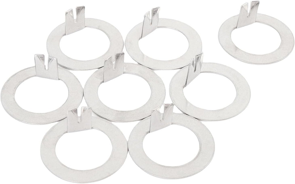 8PCS 1 Inch Trailer Wheel Spindle Washer fit for EZ Lube 2000 to 7000 Lbs Axles, Stainless Steel D Shaped Spindle Nut Locking Washers for Hub and Drum Maintenance, Towing Security