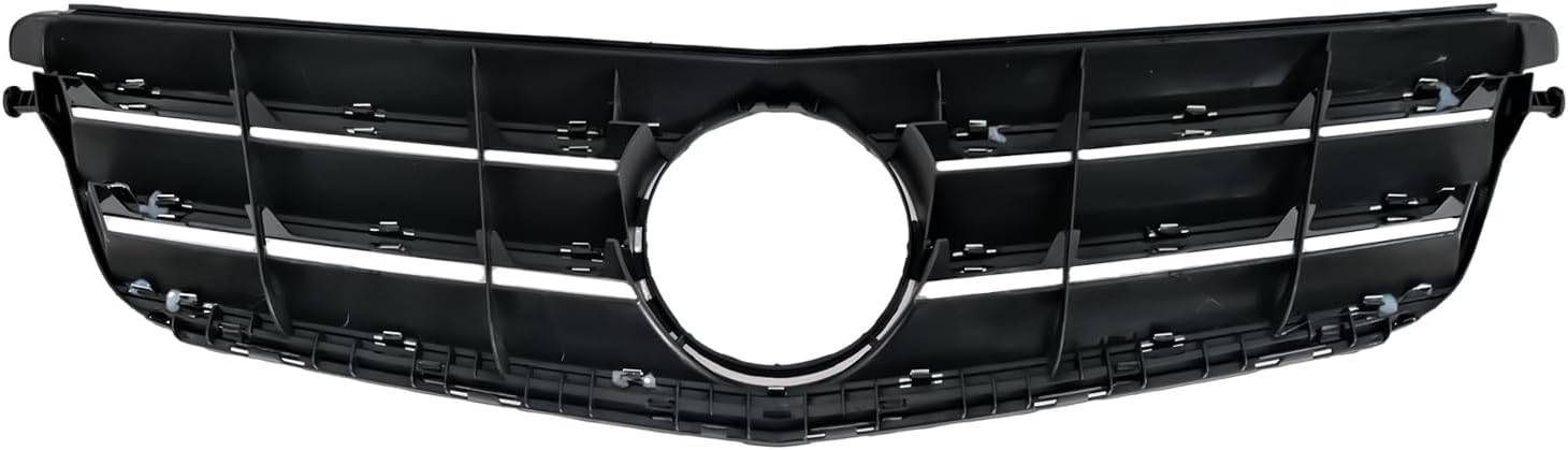 C300 Grill C300 Front Grille for Mercedes Benz W204 2008-2014 Chrome Black | C250 C300 C350 C200 2008-2014, NOT Fit for C63 AMG Style Sport Style