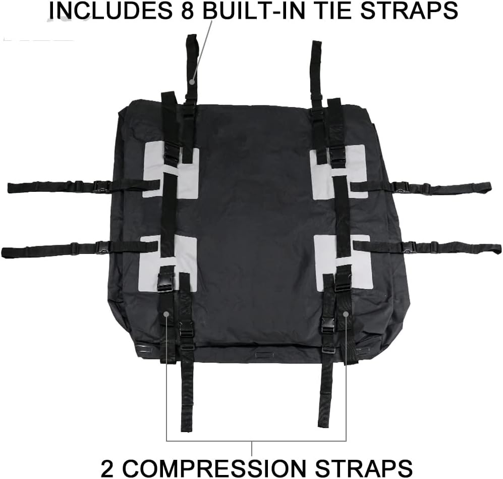 Thickened 15 Cubic Waterproof Duty Car Roof Top -Car Cargo Bag