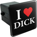 GRAPHICS & MORE I Love Dick Heart Tow Trailer Hitch Cover Plug Insert