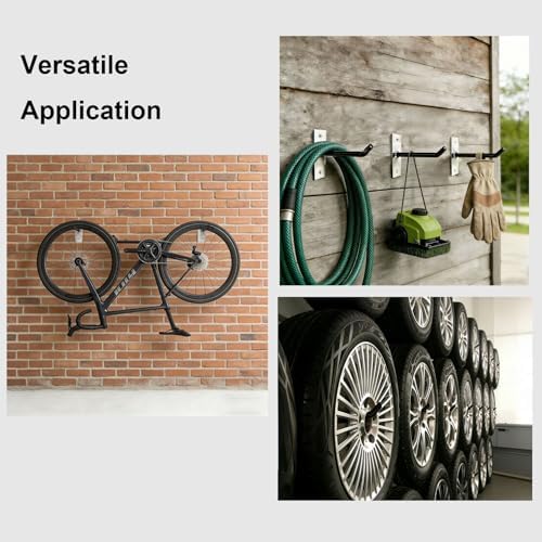 sinoer 10 inch wall mount steel tire hooks,4 showing dimensions