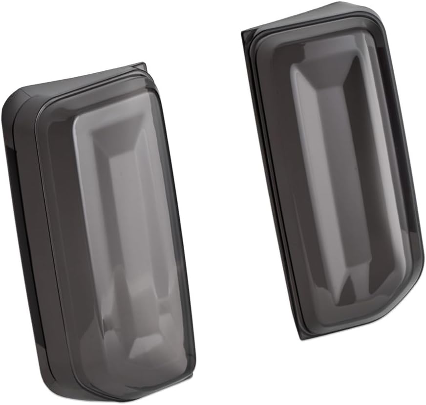 IAG I-Line Smoked LED Tail Light Covers for Ford Bronco 2021+ 2/4 Door (OEM Signature LED Taillights ONLY, Does not fit Base or Sport models)