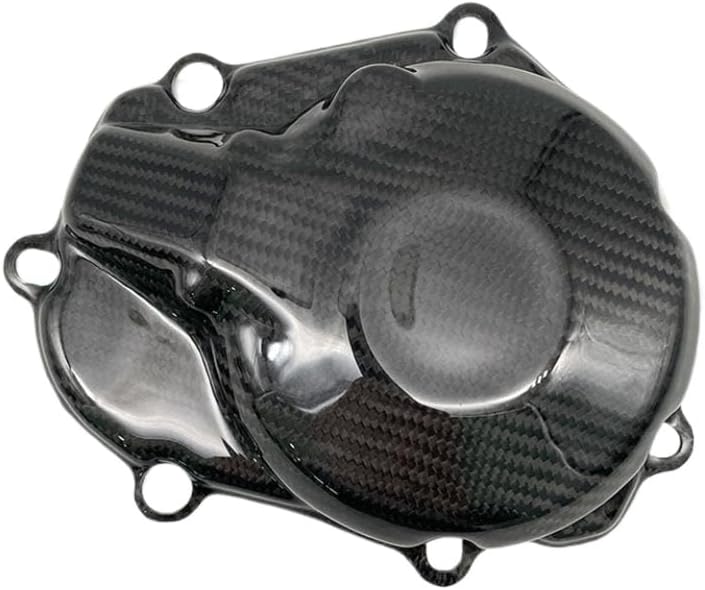 Motocross Ignition Cover Carbon Fiber Stator Guard Protector 14031-0604 Compatible With Kawasaki KX450F 2016 2017 2018