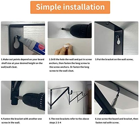 heavy duty closet rod & shelf brackets clothes, close-up detail