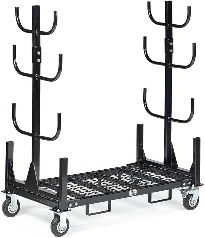 Titan Attachments Mobile Conduit Lumber and Pipe Rack by TitanAttachments
