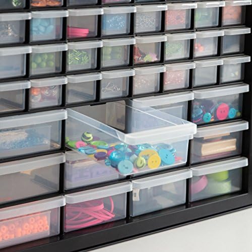 iris usa 44-drawer small parts storage cabinet, crafts, package contents