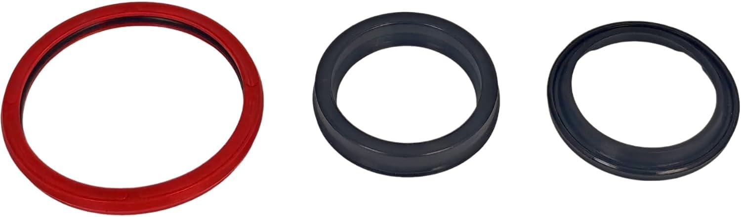 XYZIL 9616371 Bucket Cylinder Hydraulic Seal Kit Compatible with Ford New Holland Front End Loader 7106 7108 7308 Series with Cylinder Head 9600671 Tractor Cyl