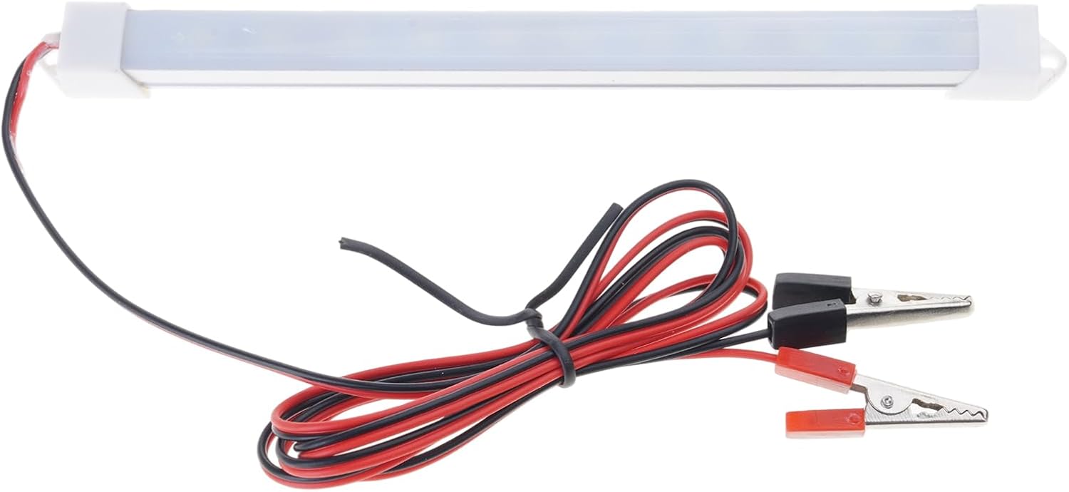 12V SMD5630 Car LED Interior Light Strips Tube Strips Lamp with Alligators Clip Wire Truck Campers Ship Reading Lamp Car LED Interior Light