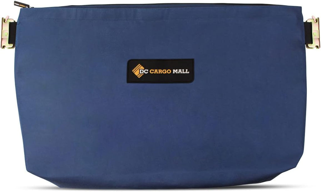 DC Cargo Mall E-Track Storage Bag for Trailers - Heavy-Duty 14 in x 24 in Canvas Zippered E-Track Bag - Weight Capacity 50 lb. - E-Track Accessories