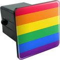 GRAPHICS & MORE Rainbow Pride Gay Lesbian Contemporary Tow Trailer Hitch Cover Plug Insert 2"