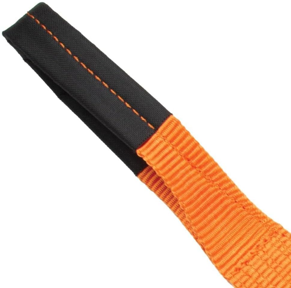 BLACK+DECKER 2" x 20' Recovery Tow Strap with Loop Ends | 9,000 lbs Break Strength, Weather-Resistant, Reinforced Looped Ends, Emergency Flat Terrain Tow and Recovery Solution