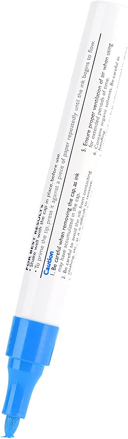 JTLB 1 pcs Professional Car Pencil Tire Paint Pen Mark Pens (Blue)