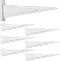 menkxi 6 pcs track locking shelf bracket, 12, main product view