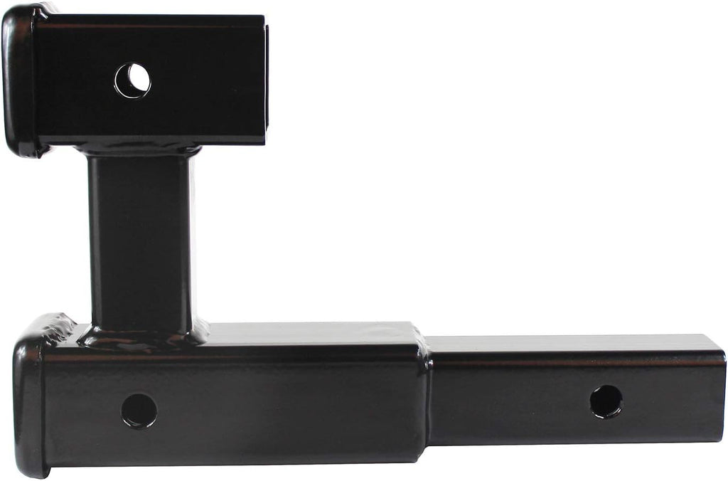 MAXXHAUL Dual Hitch Extension for 2 Inch Receiver, Tow Trailer and Carry Hitch Accessories, 5000 lb Capacity, 2" x 2" Class III/IV Compatible (50248)