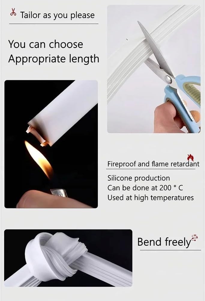 Silicone Neon Diffuser Tube 1-10m, 6-15mm PCB, 120° Frontal Beam - Anti-Leakage, Bendable Design for Embedded LED Signs(F1010 White,1meter)