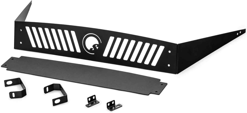 SuperATV Hood Scoop for 2016+ Kawasaki Mule Pro (See Fitment) | Made of Heavy Duty Steel Plating | Increases Airflow to Your Cab | Powder coated for Extra Durability