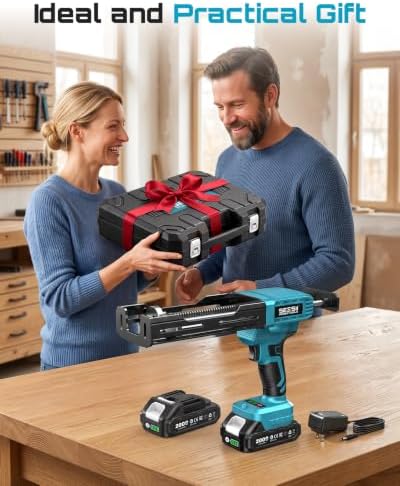 seesii electric dual cartridge epoxy gun 400ml (1:1), view 9