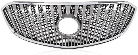 PIT66 Chrome Front Bumper Grille Grill Compatible with Buick Lacrosse 2014 2015 2016 Chrome 90766426 GM1200705