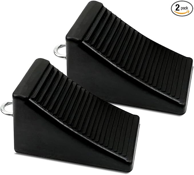 ROBLOCK Heavy-Duty Rubber Wheel Chocks by ROBLOCK
