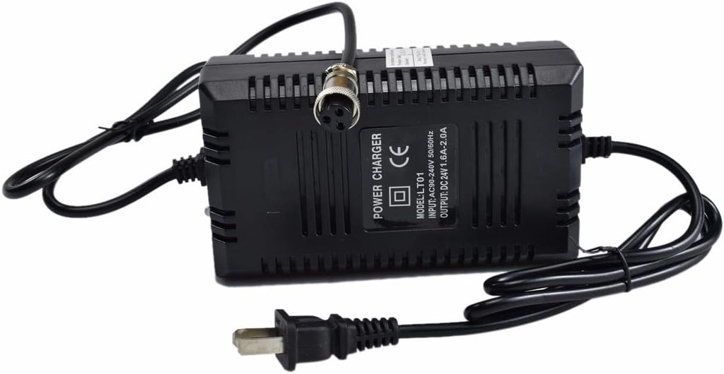 Razor 24V 1.8A Battery Charging – Dirt Quad, Dune Buggy, Ground Force, Ground Force Drifter, DC 24V UL Approved Charger with Indicator Light & Short Circuit Protection