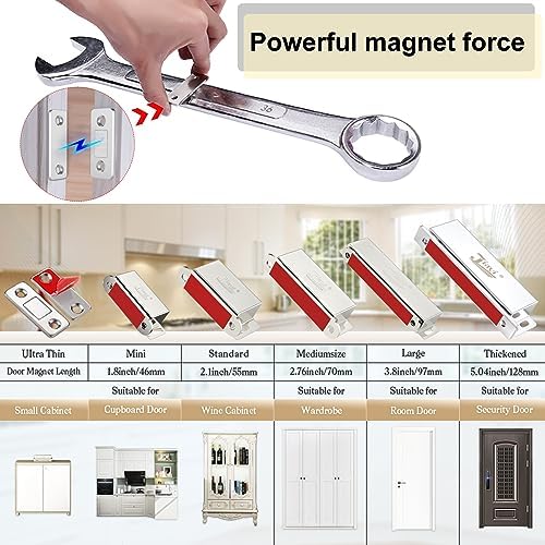 cabinet sliding door magnets jiayi 18 pack ultra, package contents