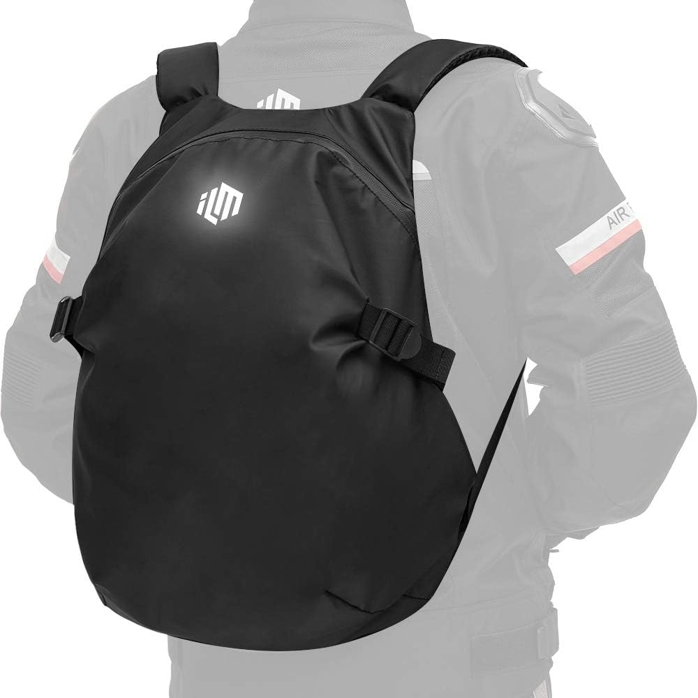ILM Motorcycle Helmet Backpack Large Capacity Waterproof Lightweight Storage Bag with Reflective Stripe Model MB01