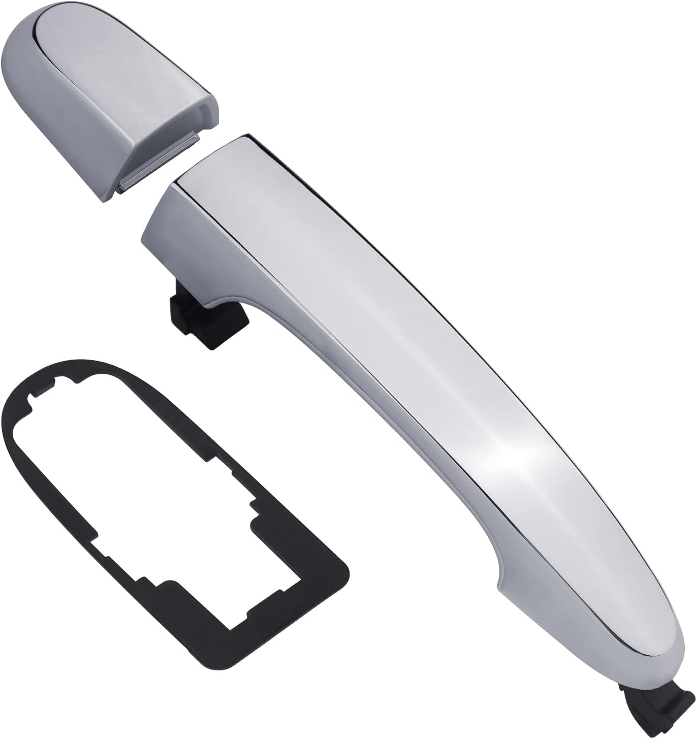 APPERFiT Exterior Door Handle Chrome w/Gasket Pad Compatible with Kia Sorento 2011 2012 2013 2014 2015 Rear Door Right Passenger Side Panel Replaces 826512P010 836622P010 826542P000