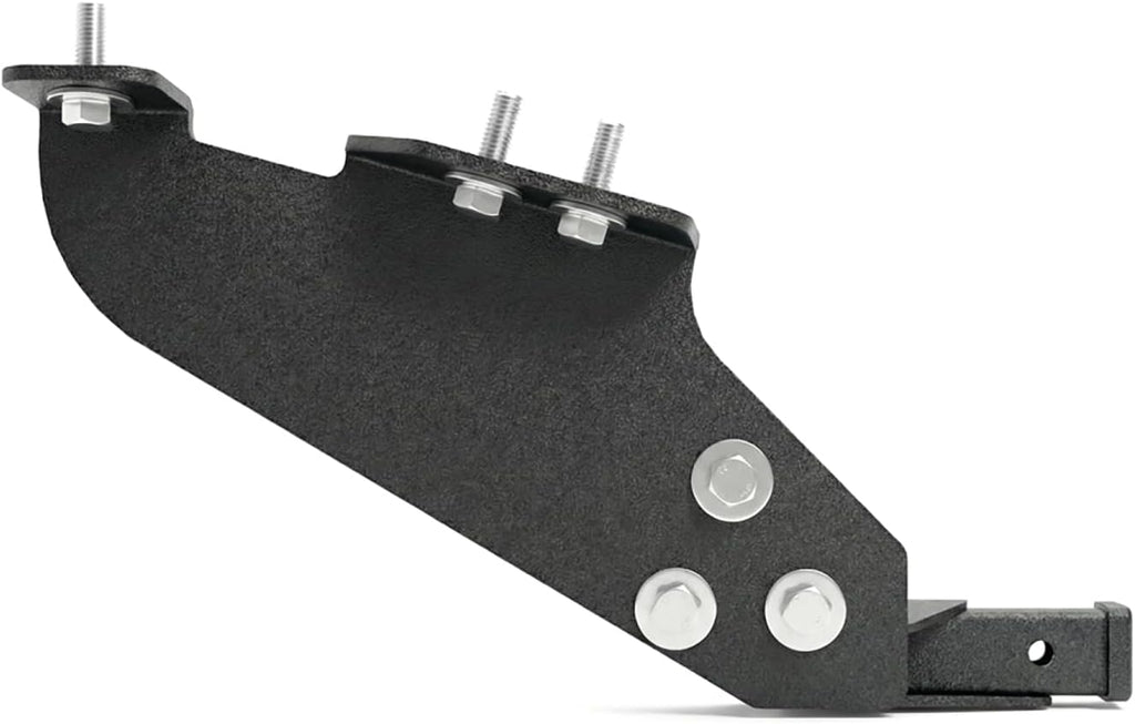Class 3 Black 2 Inch Receiver Tube Rear Bumper Trailer Tow Hitch