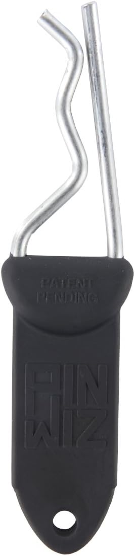 Pin Wiz Trailer Hitch Pins and Clips, Heavy-Duty Trailer Hitch Clips, Hitch Pins, Linchpin, D Pin, Square Pin & Locking Pin with Rubber Grip to Save Your Knuckles, Trailer Hitch Clip