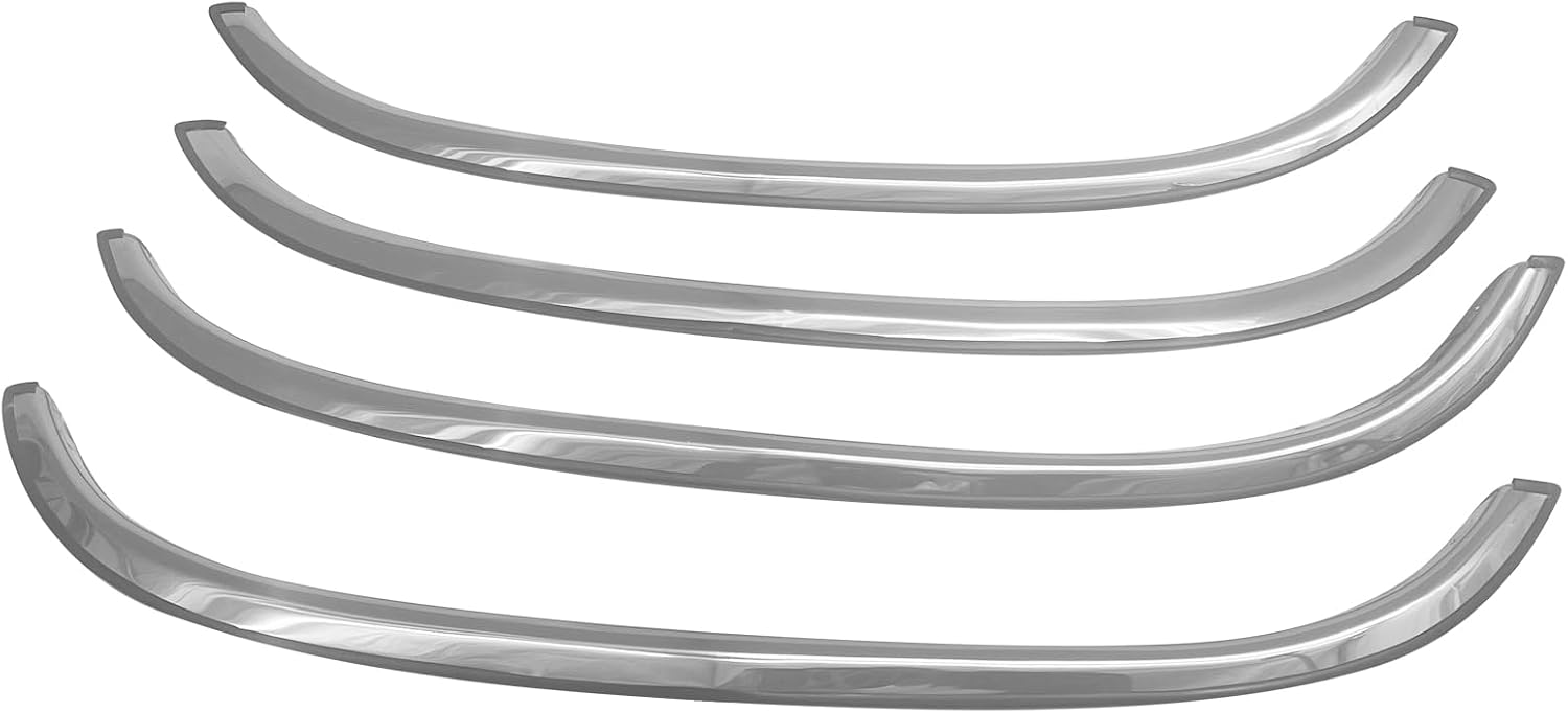 Fender Flares Mud Guards for 1999-2006 Chevrolet Silverado & GMC Sierra | Brand of Hyper Glory, For 2000-2006 Chevrolet Suburban, 2002-2006 Chevrolet Avalanche, Chrome, ABS, Fender Flares Protector