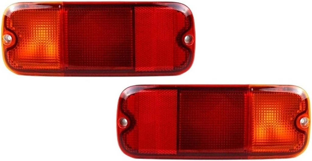 Rear Bumper Light Housing Reflector Turn Signal Lamp Brake Cover Tail Shell 35670-81A11，Compatible With Suzuki Jimny 2006-2016(2Pcs)