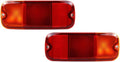 Rear Bumper Light Housing Reflector Turn Signal Lamp Brake Cover Tail Shell 35670-81A11，Compatible With Suzuki Jimny 2006-2016(2Pcs)