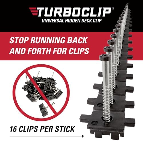 89292 narrow gap universal hidden deck fasteners, (1, side view