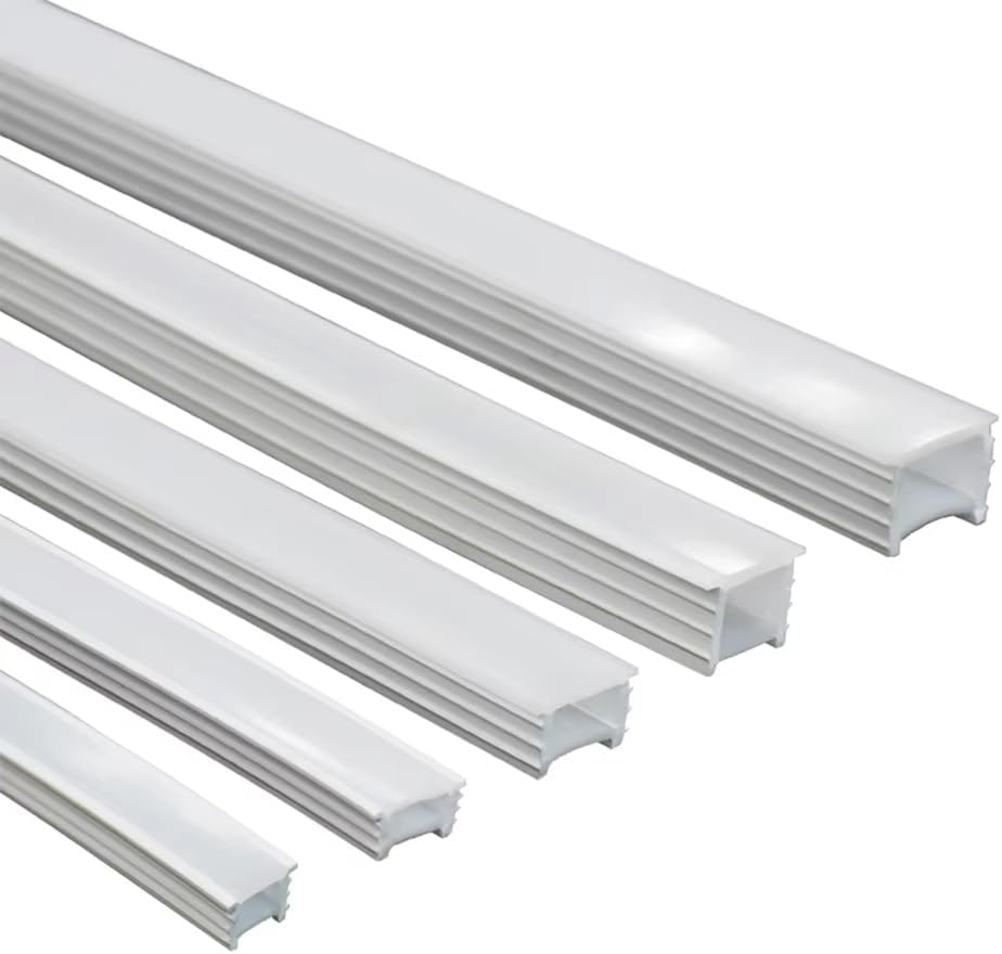 Silicone Neon Diffuser Tube 1-10m, 6-15mm PCB, 120° Frontal Beam - Anti-Leakage, Bendable Design for Embedded LED Signs(F1010 White,1meter)