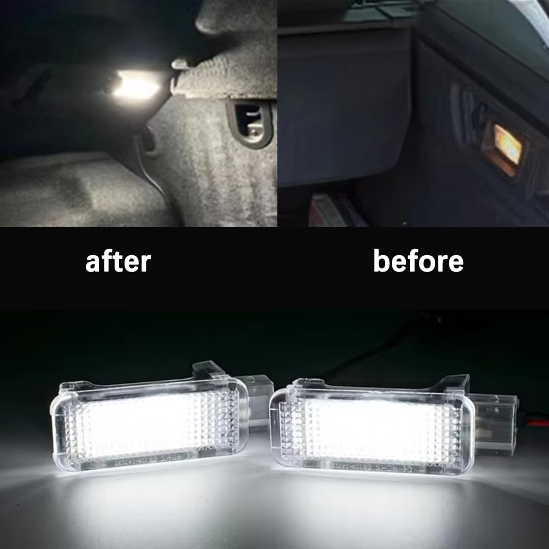 Car Trunk Light for Audi Q5 8R 2009-2012 TT 8N/8J Coupe/Roadster 2000-2012, 1pc/2pcs Luggage Trunk Lights Luggage Compartment Lamp