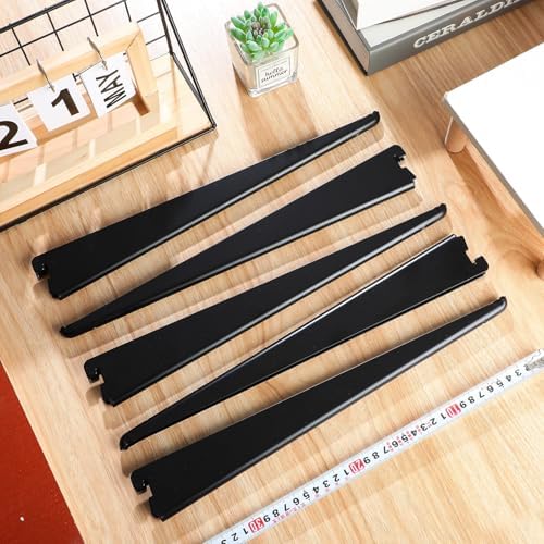 croblissful 20 pcs adjustable shelf brackets for double on a desk or shelf