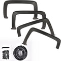 GRAND ORANGE Fender Flares kits Compatible With Chevy Silverado 1500 2014-2018 /Fit Chevy Silverado 2500HD 3500HD 2015-2019 (6.5' and 8' Long bed, Factory Style) Textured