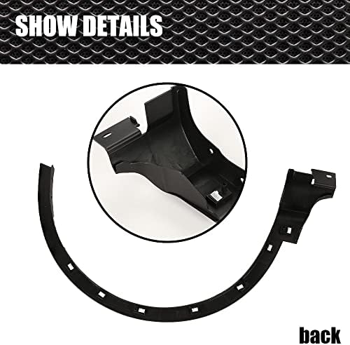 G-PLUS Front Left & Right Fender Flares Compatible with Ford Escape 2013-2017, Wheel Opening Molding Arch Trim, CJ5Z-16268-AB, Factory Style