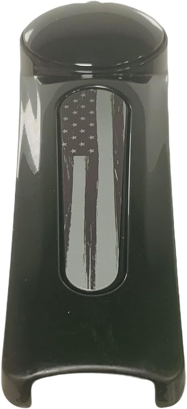 Kustom Cycle Parts Premium Aftermarket Black and Grey American Flag Dash Insert! Fits Harley Davidson 2008-2020 Street Glides and 2010-2020 Road Glides. Made in USA 08-20 Street/Road Glide Dash Insert