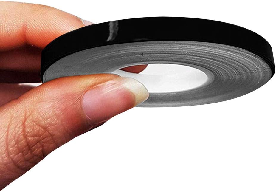 4R Quattroerre.it 10468 Trim Stripes Adhesive Strips for Cars, Black, 5 mm x 10 mt