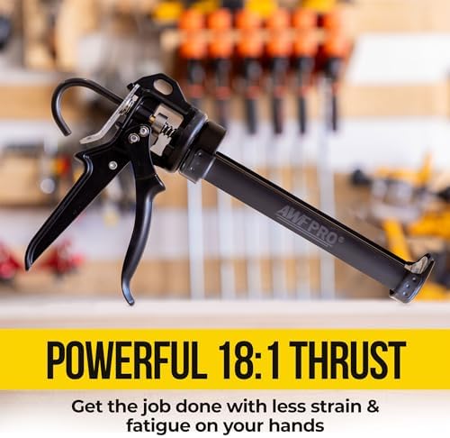 awf pro heavy duty caulk gun 29 oz, package contents