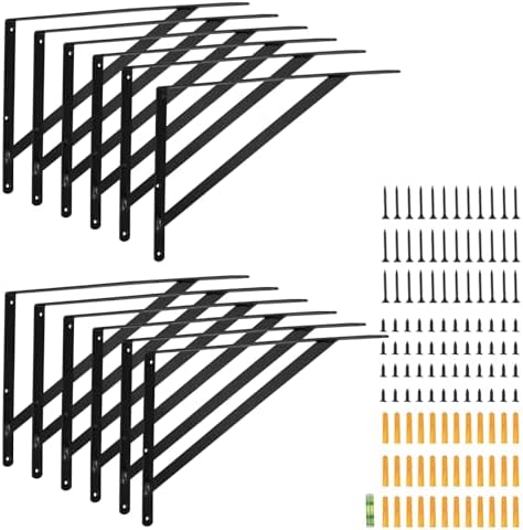 vevor shelf support, 18x12 in set of 12, view 9